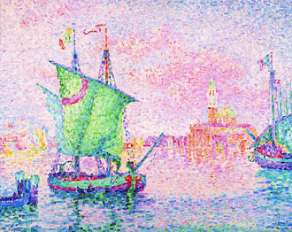 ©paul_signac_venedig_die_rosa_wolke_1909 ©paul_signac_venedig_die_rosa_wolke_1909