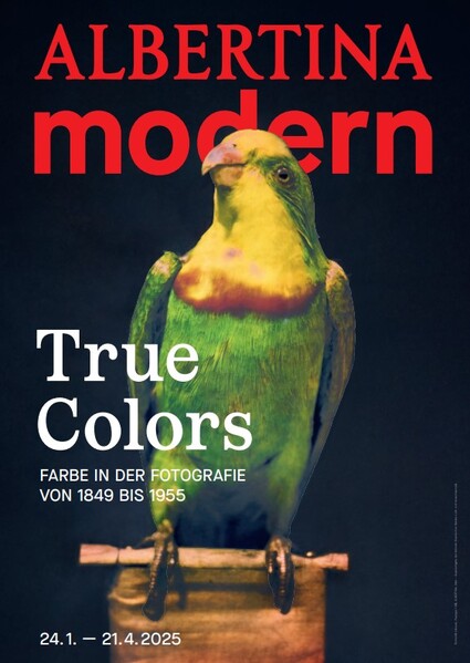 ausstellungsplakat_truecolors_papagei_2025